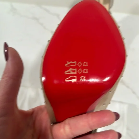 Christian Louboutin Maia La Bella Alta Strass lace up pumps size 40.5 new - Picture 9 of 13